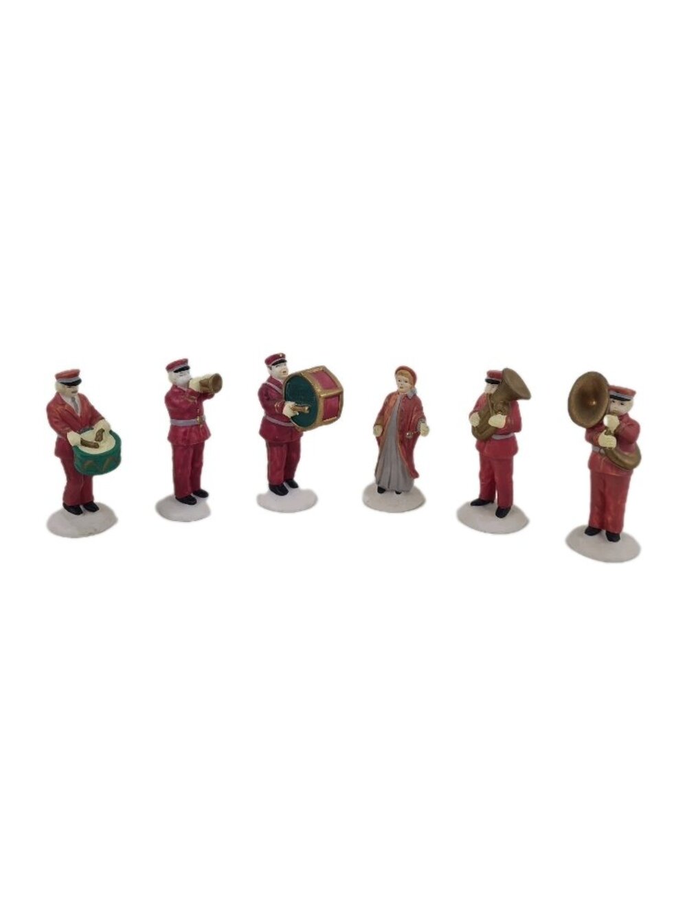 Department 56 "Salvation Army Band" 5985-4 Set Of 6 Christmas Accessories